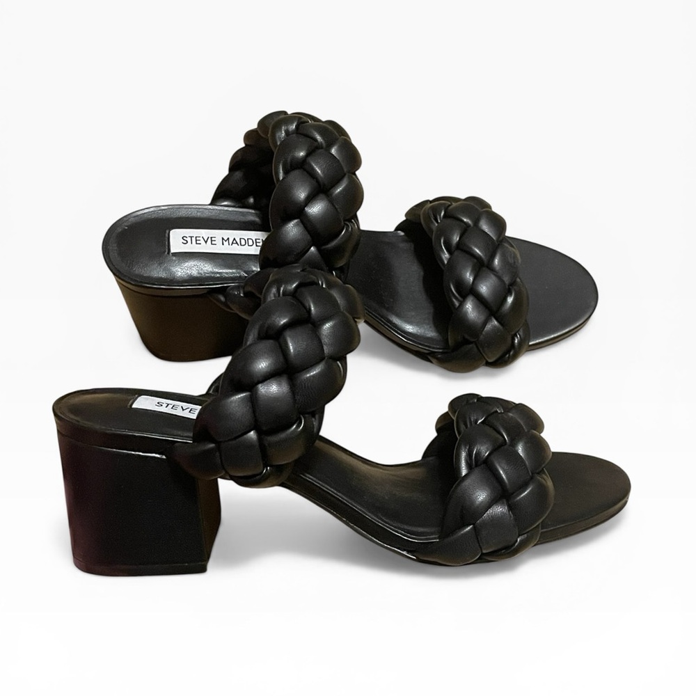 Steve‎ Madden Ideals Sandals, Black, Size 8.5, NWOT